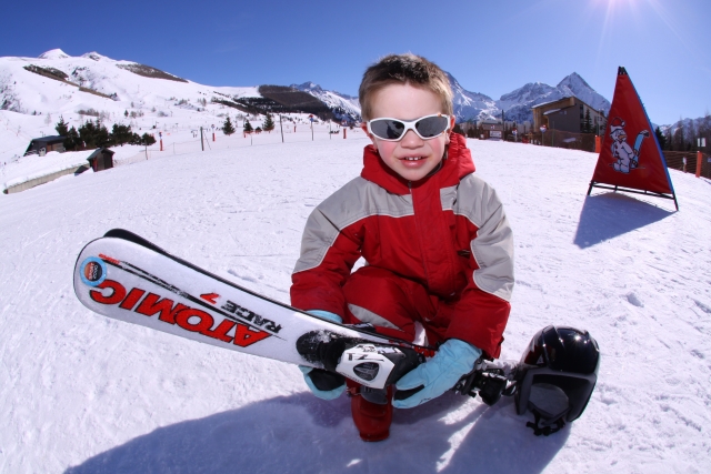  Clases de esquí para niños en los Alpes 